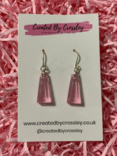 Load image into Gallery viewer, Pink Resin Earrings
