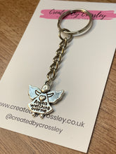 Load image into Gallery viewer, Guardian Angel Charm Keyring
