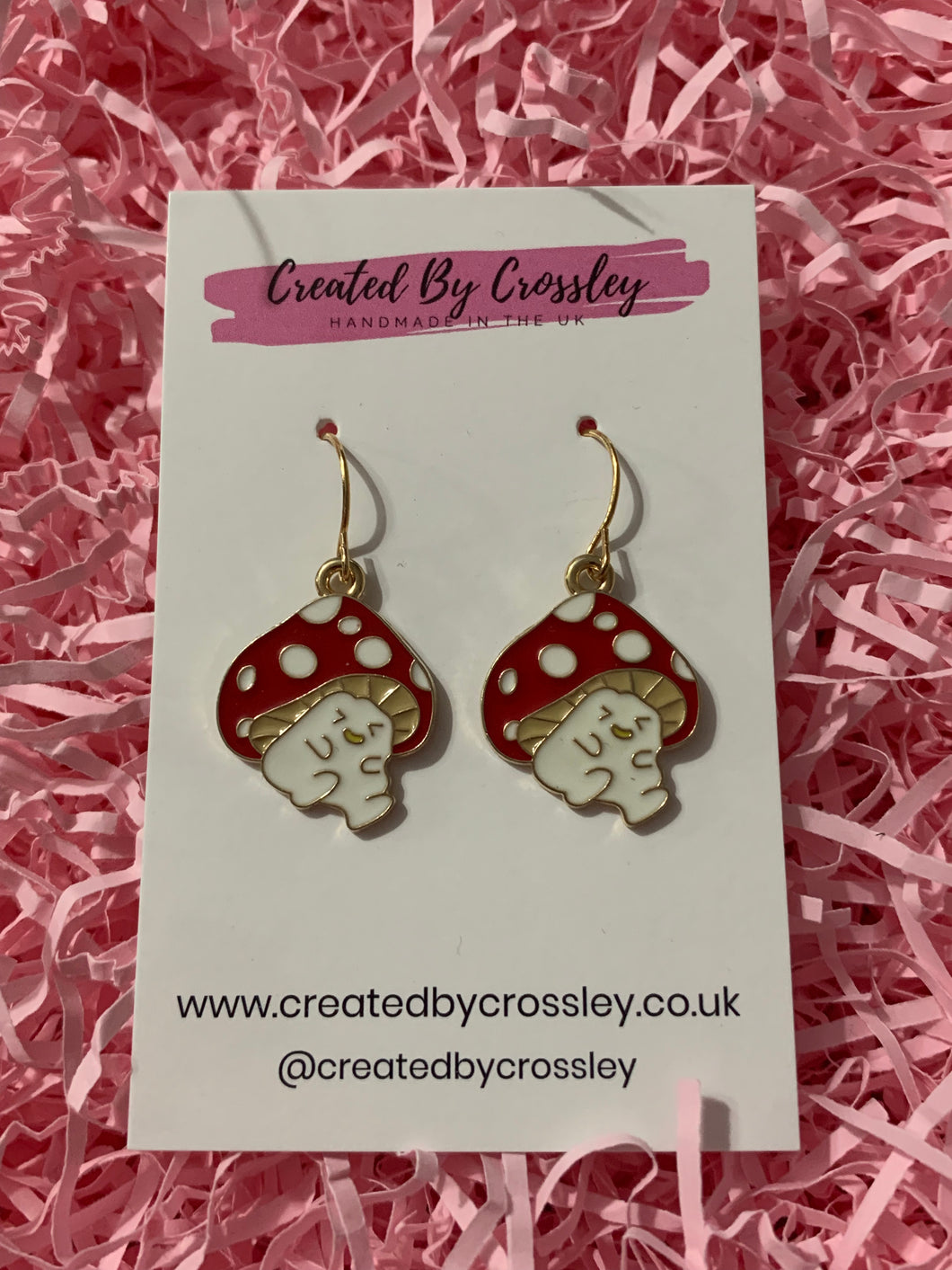 Mushroom Cuties Charm Earrings