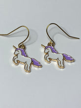 Load image into Gallery viewer, Unicorn Charm Earrings
