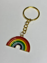 Load image into Gallery viewer, Large Rainbow Keyring
