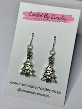 Load image into Gallery viewer, Classic Christmas Tree Charm Earrings
