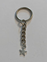 Load image into Gallery viewer, Mini Star Charm Keyring
