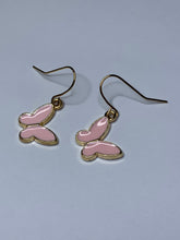 Load image into Gallery viewer, Pink Butterfly Charm Earrings
