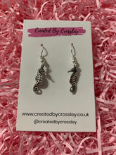 Load image into Gallery viewer, Seahorse Charm Earrings
