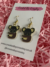 Load image into Gallery viewer, Koala Charm Earrings
