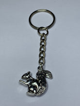 Load image into Gallery viewer, Squirrel Charm Keyring
