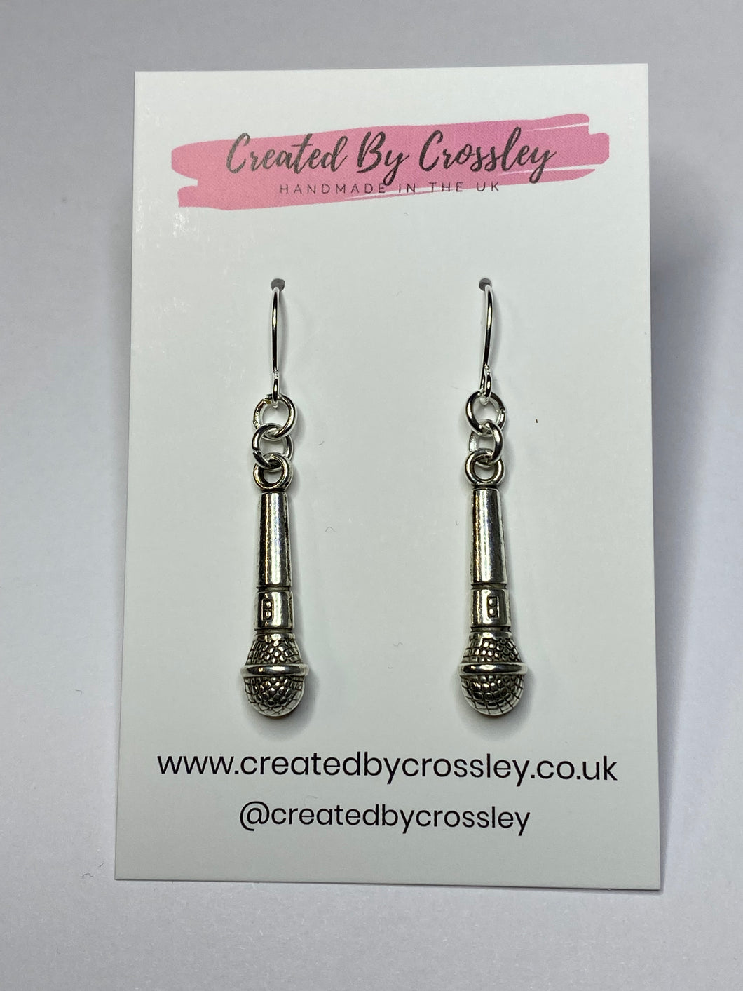 Microphone Charm Earrings