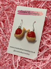 Load image into Gallery viewer, Strawberry Snails Charm Earrings
