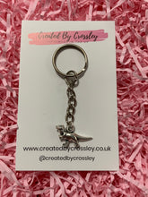 Load image into Gallery viewer, T-Rex Dinosaur Charm Keyring
