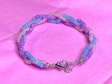 Load image into Gallery viewer, Plaited Pastel Beaded Bracelet
