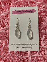 Load image into Gallery viewer, Sparkly Asymmetric Resin Earrings
