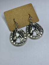 Load image into Gallery viewer, Horseshoe Charm Earrings
