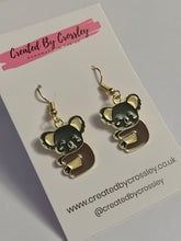 Load image into Gallery viewer, Koala Charm Earrings
