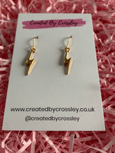 Load image into Gallery viewer, Lightning Bolt Charm Earrings
