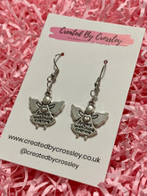 Load image into Gallery viewer, Detailed Angel Charm Earrings
