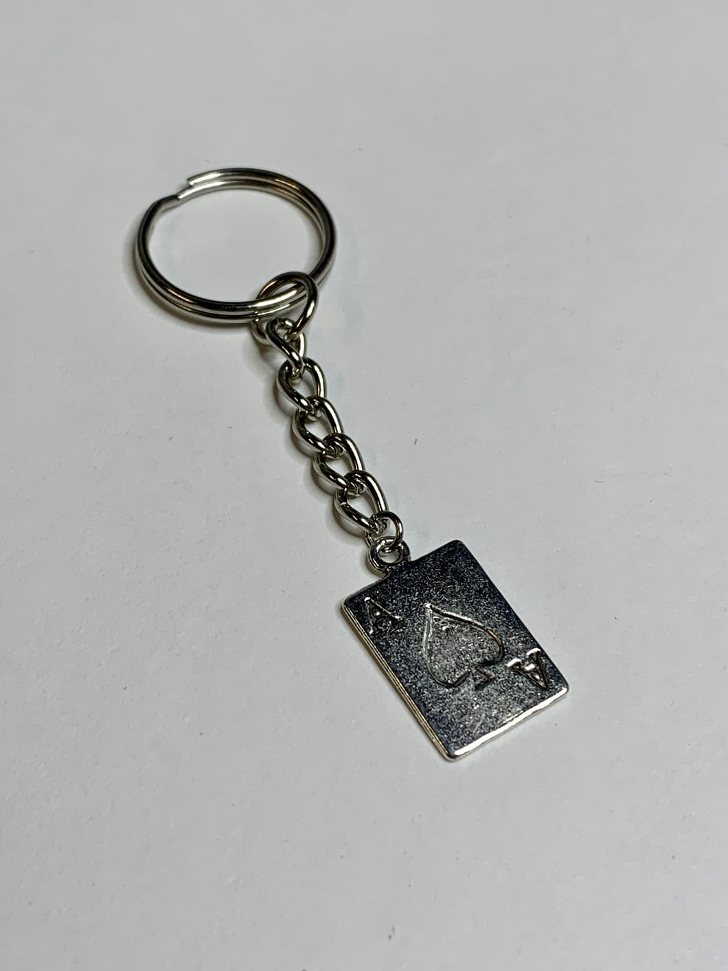 Playing Card Charm Keyring