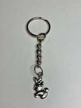 Load image into Gallery viewer, Bunny Charm Keyring
