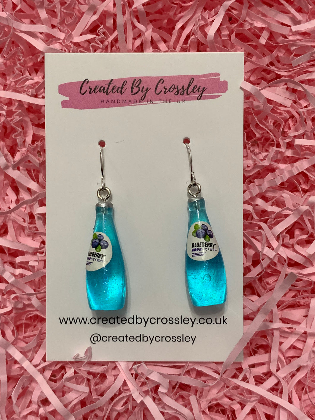 Fruit Drink Charm Earrings