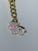 Load image into Gallery viewer, Cute Cow Charm Keyring
