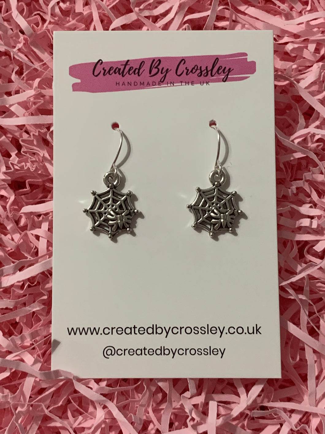 Spiderweb Charm Earrings