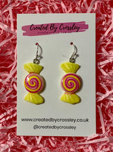 Load image into Gallery viewer, Spiral Sweet Charm Earrings
