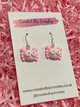 Load image into Gallery viewer, Mini Crab Charm Earrings
