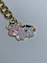 Load image into Gallery viewer, Cute Cow Charm Keyring
