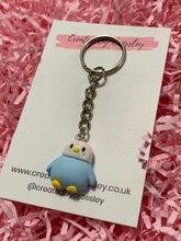 Load image into Gallery viewer, Penguin Charm Keyring
