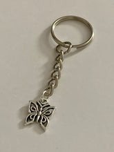 Load image into Gallery viewer, Swirly Butterly Charm Keyring
