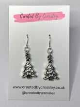 Load image into Gallery viewer, Classic Christmas Tree Charm Earrings
