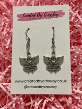 Load image into Gallery viewer, Detailed Angel Charm Earrings
