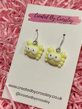 Load image into Gallery viewer, Mini Crab Charm Earrings
