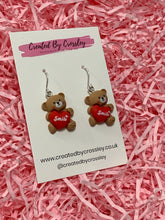 Load image into Gallery viewer, Smile Bear Charm Earrings
