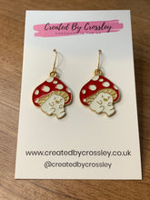 Load image into Gallery viewer, Mushroom Cuties Charm Earrings
