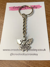 Load image into Gallery viewer, Guardian Angel Charm Keyring
