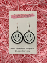 Load image into Gallery viewer, Smiley Face Charm Earrings
