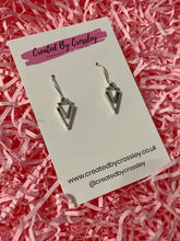 Load image into Gallery viewer, Triangle Arrow Charm Earrings
