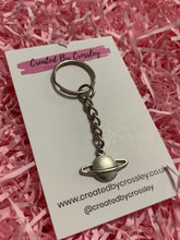 Load image into Gallery viewer, Planet Charm Keyring
