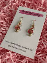 Load image into Gallery viewer, Treble Clef Charm Earrings
