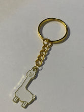 Load image into Gallery viewer, Alpaca Charm Keyring
