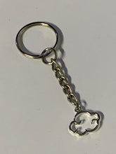 Load image into Gallery viewer, Cloud Outline Charm Keyring
