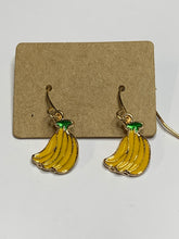 Load image into Gallery viewer, Banana Charm Earrings
