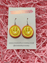 Load image into Gallery viewer, Smiley Face Charm Earrings
