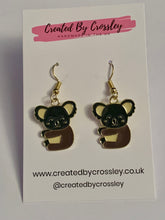 Load image into Gallery viewer, Koala Charm Earrings
