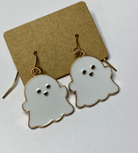 Load image into Gallery viewer, Happy Ghost Charm Earrings
