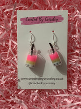 Load image into Gallery viewer, Bubble Tea Charm Earrings
