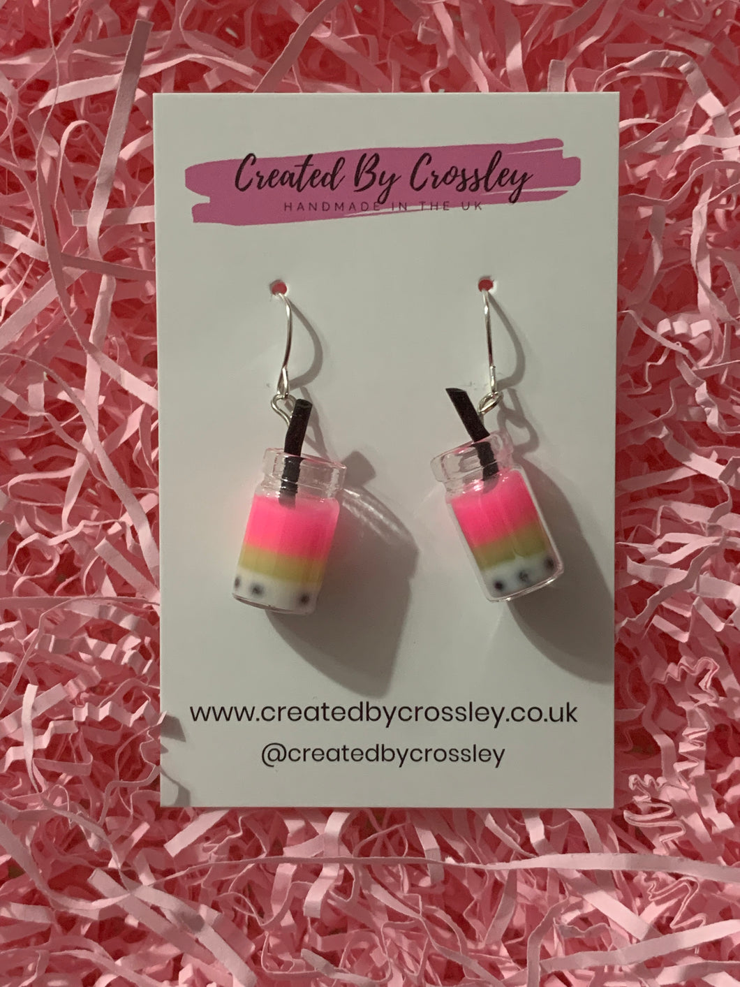 Bubble Tea Charm Earrings