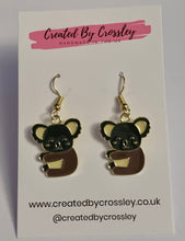 Load image into Gallery viewer, Koala Charm Earrings
