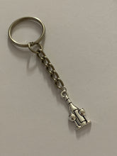 Load image into Gallery viewer, Wine Lover Charm Keyring
